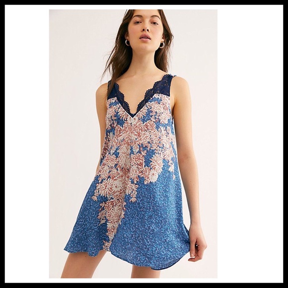 FREE PEOPLE BOHO FLOWY SLIP SUN TANK DRESS A3C - Picture 15 of 16